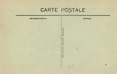 Gavarnie — Lago Glaceral e Mont Perdu — Bloc Frères, editores, Bordeaux — Verso
