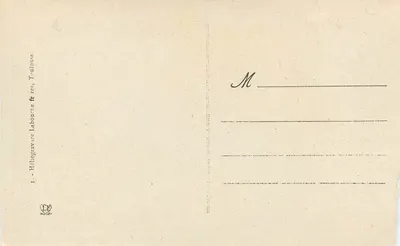 Gavarnie - O Caos e os picos do circo — Héliogravure Labouisse, Toulouse, n°20 — Verso