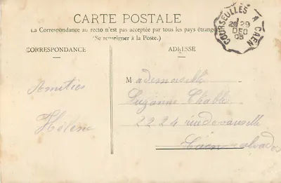 La DÉLIVRANDE - Vierge Miraculeuse — éditeur La Délivrande, n° de série 257 — Verso