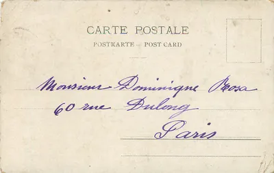 Bilhete postal antigo Castelo de Chillon as fossas — Verso