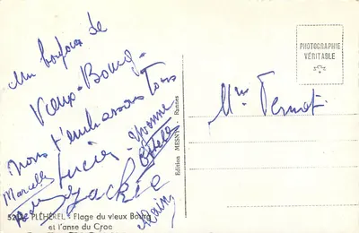 Spiaggia del vecchio Borgo e l'ansa del Croc — Pléhérel — Edizione MESNY — Rennes — Verso