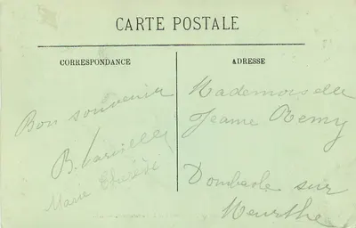 Paryż — Bazylika Sacré-Cœur na Montmartre i Funicular — LL. — Rewers