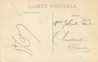 Paryż — Rue Royale — La Madeleine — Wydawca ELD, nr 4202 — Rewers