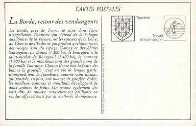 La Borde (Joué-lez-Tours) — Powrót winorośli — WINA Z TURAINE — 29 — Rewers