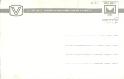 Londres — O Monumento, Tower Bridge, Piccadilly Circus — Valentine Printers & Publishers, n° ET.5030 — Verso
