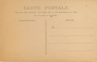 PARIS - Panteon — uitzicht op de klassieke gevel met koepel en zuilen — uitgever niet geïdentificeerd — Achterkant