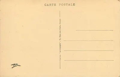 Katedra w ROUEN — Statuy Adama i Ewy (XIV wiek) — Karty 'La Cigogne', Rouen — Rewers