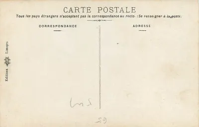 Lago de Gaube e Vignemale — Cauterets — Éditions Limoges, n°48 — Verso