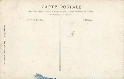 Castelo de Chaumont — vista ao entardecer — J. Hugo & Albin — Verso