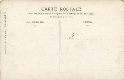 Château de Valençay — vue du château avec carrosse — éditeur 'LA PETITE GIRONDE' — Verso