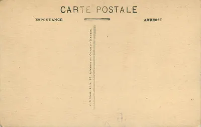 Lisieux — Katedra św. Piotra — wydawca J. Nozaïs, Nantes, n°1 — Rewers