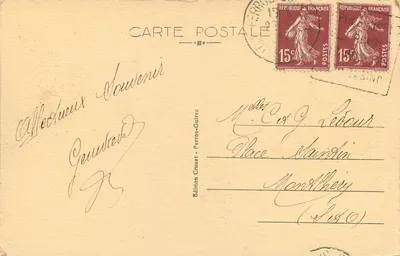 PLOUMANACH (C.-du-N.) — A Guérite — Edição Crouet - Perros-Guirec — Verso