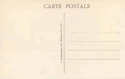 Pic dos Três-Filhas, perto do Sancy — L'Auvergne — G. D'O. n° 1440 — Verso