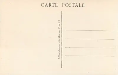 O Puy de Sancy — 1886 m. de altitude — G. D'O. n°1438 — Verso