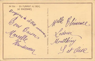 Laghetto vicino a Nogent-sur-Marne — Gaby — Verso