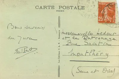Źródło Dessoubre — Pittoreskie krajobrazy Franche-Comté — 557 — CONSOLATION — Rewers