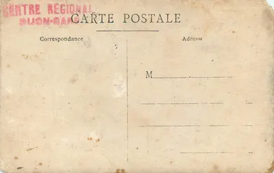 Groep mensen — groepsfoto — Regionaal Centrum Béjon-Gare — Achterkant