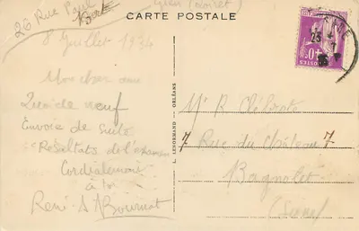 Gien (Loiret) — Ogólny widok. — Most i Zamek. — Wydawnictwo Trippé — Rewers