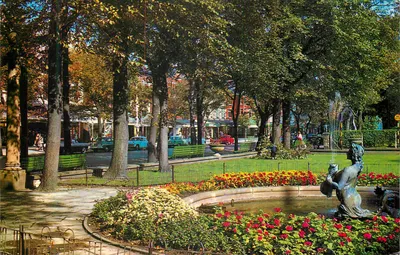 Rua Lord e Jardins, Southport — vista da fonte — editor Colourmaster International, série SPT57