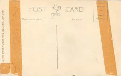Londen — panoramische weergave — Lansdowne Publishing Co., Ltd. n° L.P.421 — Achterkant