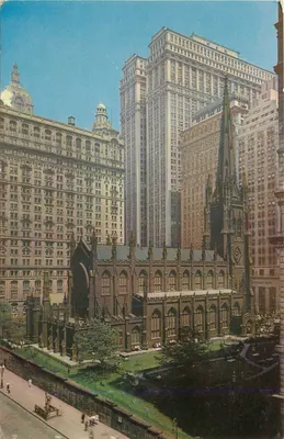 Igreja de Trinity — Broadway e Wall Street — Nova York — Alfred Mainzer, 584