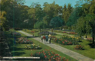 Jardins de rosas, Hesketh Park, Southport — S. 0575