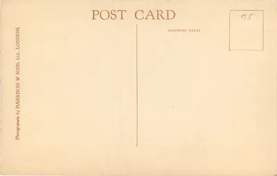 Tower of London — The Bloody Tower: Raleigh's Walk — H.M. Office of Works — Back