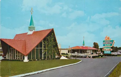 Howard Johnson's Moine Lodge — Restaurante e Lodge — editor Richmor Bros. Inc. Boston