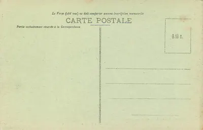 Montbrison - O Tribunal — Edições das Damas da França, Cliché Luthorde — Verso