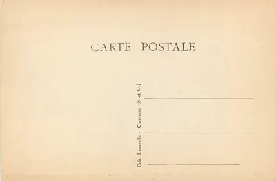 Abbaye de PORT ROYAL-des-CHAMPS (S.-et-O) — Ogólny widok starego klasztoru z XVI wieku — Rewers