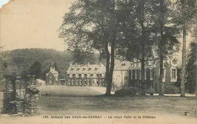 Abadia de VAUX-de-CERNAY — O velho Poço e o Castelo — Lagrange & Rambonnet