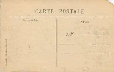 Abadia de VAUX-de-CERNAY — O velho Poço e o Castelo — Lagrange & Rambonnet — Verso