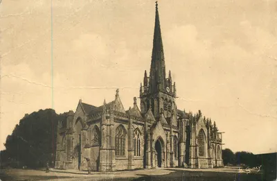 Kirche von Carentan — pittoreske Normandie — Ausgabe von Coudy