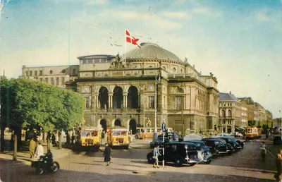 Copenhaga — O Teatro Real — editor O. en Kunstforlag, n° 59