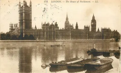 LONDRES — As Casas do Parlamento — LL. — N° 278