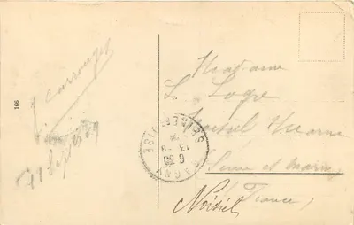 Strasburg — Katedra, Strona Południowa — wydawca nieznany, numer seryjny nieczytelny — Rewers