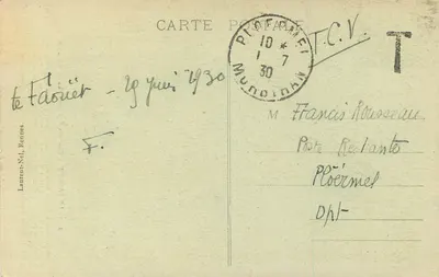 Le Faouët - Capela de São Fiacre - O Jubé (1440) — Verso