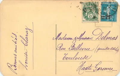 Reims tussen de Ruïnes na de Retraag van de Duitsers — Algemene uitzicht — Thoullier, uitgever, n°62 — Achterkant