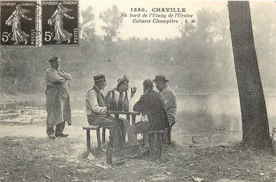 Chaville — Cabaré campestre à beira do Lago da Ursine — Editor C.E.E. n° 438 401 18