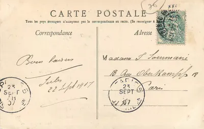 Caudebec-en-Caux — O Mascarete — Paul Védie, editor — Verso