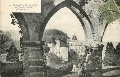 Tancarville (Seine-Inf.) — Vista tirada das Ruínas da Capela — editora Chilou, n° 7032