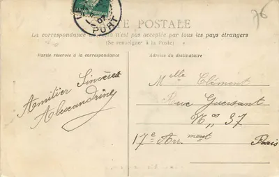 A vida no mar — Esperando a hora da maré — Editor: H. Lefebvre, n° 37 — Verso