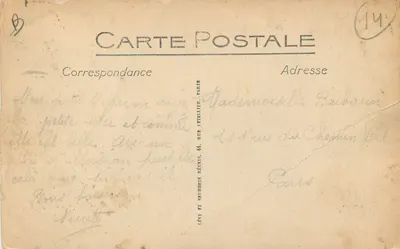 Arromanches-les-Bains — Digue w dzień burzy — ND — Rewers