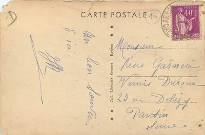 Arromanches-les-Bains (Calvados) — A Ponte, lado Sul — Paul Combierma, n° 48 — Verso