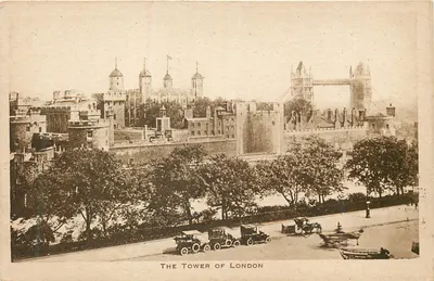 A Torre de Londres — vista panorâmica com o Tower Bridge — British Production