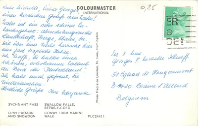 North Wales — paisagens variadas — COLOURMASTER INTERNATIONAL PLC24411 — Verso