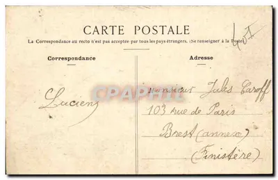 Paris XIVº arr. - Praça Denfert-Rochereau — I. Jallet editor — Verso