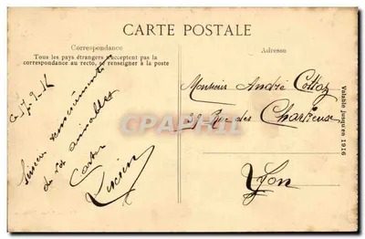 El León de Belfort — París — Edición Fabre Libraire — Reverso