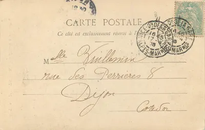 Monte-Carlo — Kościół Świętego Karola — Wydanie Gilletta, fot., Nice, n° 739 — Rewers