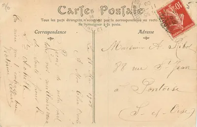 Bon-Secours (Seine-Inférieure) — Organy w Katedrze Najświętszej Maryi Panny — ND Phot — Rewers